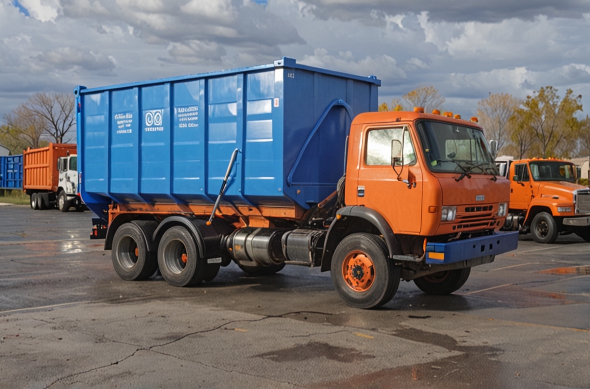 автопарк мусоровозов